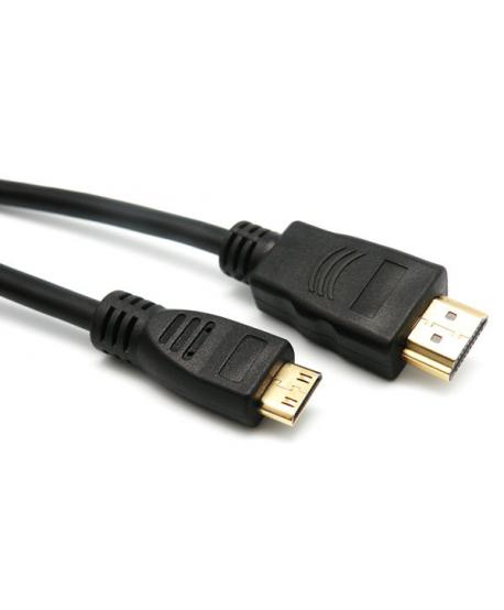 CONNEXION HDMI A MASCLE a MINI HDMI C MASCLE 2m