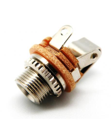 CONECTOR JACK MONO 2.5mm CHASSIS FÊMEA