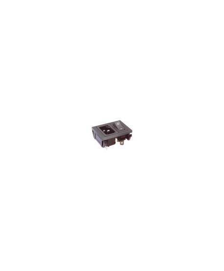 CONECTOR DE CHASSI BASE IEC320 C14 + SWITCH