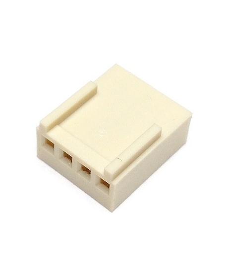 CONECTOR POSTE HEMBRA 4 PIN 2,54mm