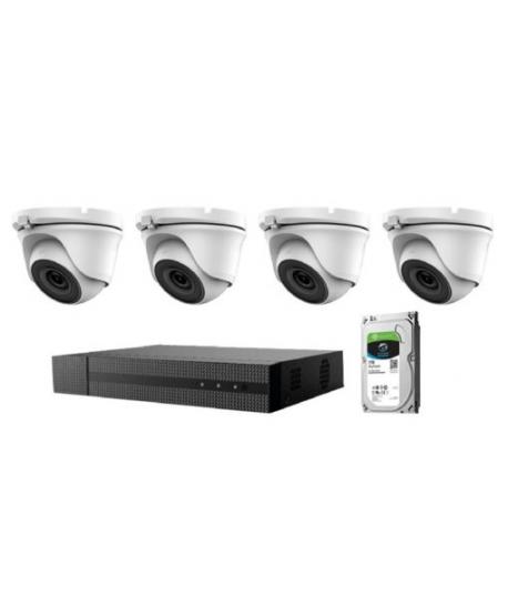 KIT PRECONFIGURAT CCTV 1 DVR 4ch + HD 1Tb + 4 CAM
