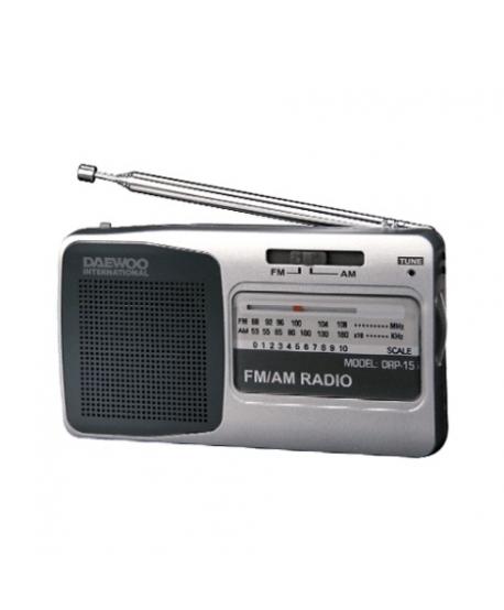 RÁDIO PORTÁTIL AM/FM 110x62x23mm DRP-15
