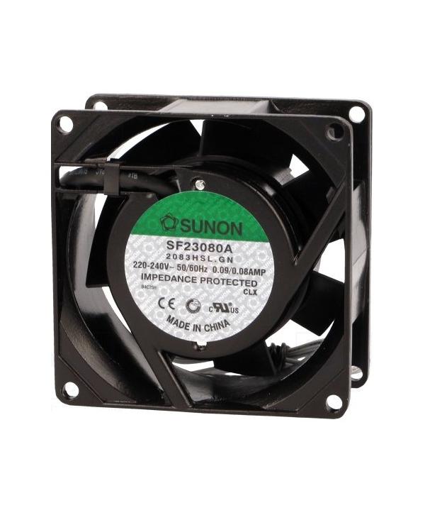 VENTILADOR 230Vac 14W 80x80x38mm FRICCION