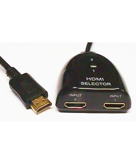 SELETOR HDMI 2 ENTRADAS - 1 SAÍDA
