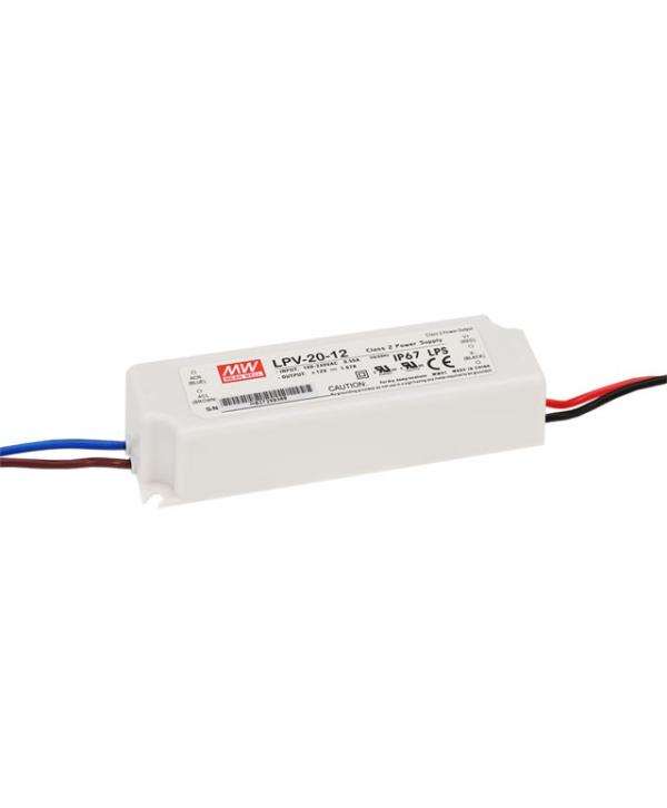 ALIMENTATION IP67 12V 1.67A 20W LPV-20-12