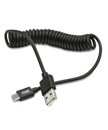 CONEXION USB-A MACHO - USB-C MACHO RIZADO 1,5m