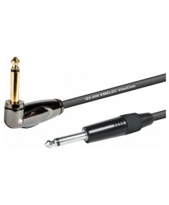 STECKER BUCHSE 6.3 WINKELBUCHSE - BUCHSE 6.3 MONO 3m