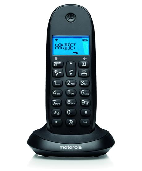 TELEFONE DECT SEM FIO MOTOROLA C1001LB+