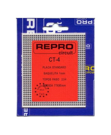 C.I PLACA TOPOS 2,54 BAQUELITE 77x90mm CT-4