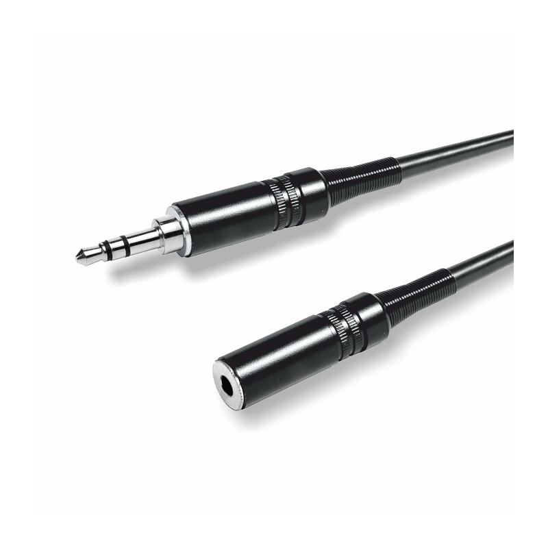 3.5 CONEXÃO JACK MACHO-FÊMEA ESTÉREO 5m