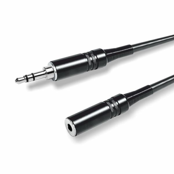 3.5 CONEXÃO JACK MACHO-FÊMEA ESTÉREO 5m