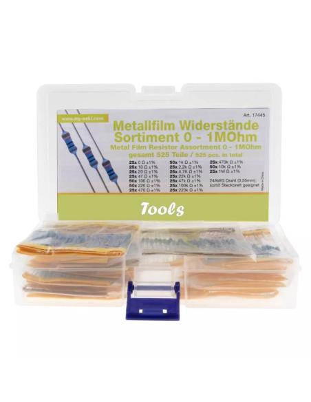 KIT 525 Résistances assorties de haute précision 1 %