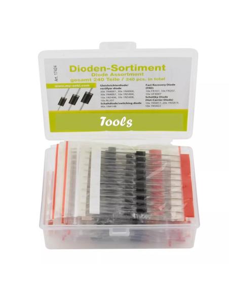 KIT 240 Diodos Sortidos