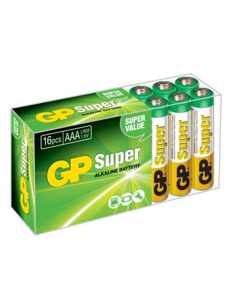 PILE ALCALINE AAA (LR03) 1,5V BOÎTE 16