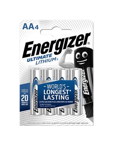 R6 AA 1,5V BATERIA DE LÍTIO BLISTER 4 UNIDADES