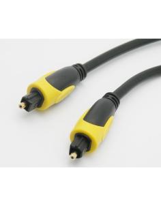 CONEXION FIBRA OPTICA CABLE Ø4mm TOSLINK 1,5m