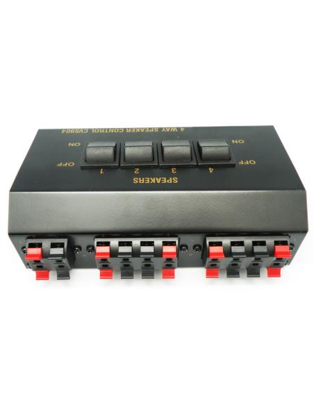 INTERRUPTEUR HAUT-PARLEUR POUR 4 PAIRES 0516