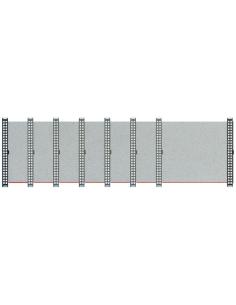 CABLE PLANO SCSI 4 CONECTORES IDC 50P HEMBRA 0,80m