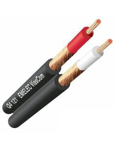 CABLE PARALELO APANTALLADO 2x0,25mm² Ext:Ø4,5x9