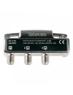 REPARTIDOR 2 SALIDAS 5-2400MHz "F" 4/5dB