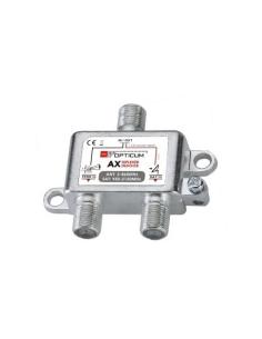 MEZCLADOR DIPLEXOR TV / SAT CON PASO DE CORRIENTE