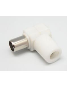 CONECTOR TV MACHO ACODADO