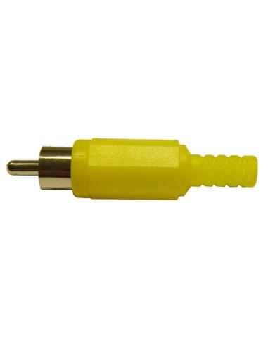 CONECTOR RCA MACHO AMARILLO