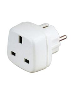 ADAPTADOR MACHO SCHUKO A HEMBRA INGLESA 250V 16A
