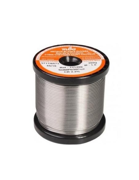 TIN ROLL Sn60Pb38Cu2 250gr