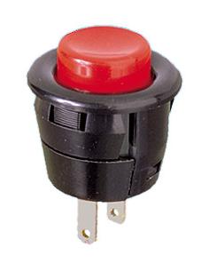 PULSADOR EMPOTRAR ROJO 250V 2A