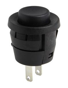 PULSADOR EMPOTRAR NEGRO 250V 2A