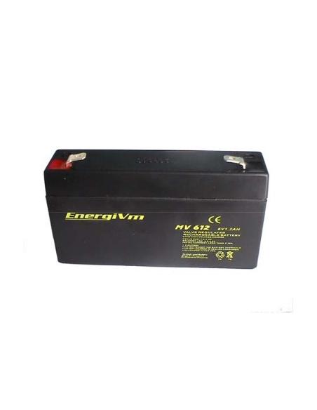 BATERIA DE PLOMO 6V 1,2A 97x25x58mm 0,31Kg