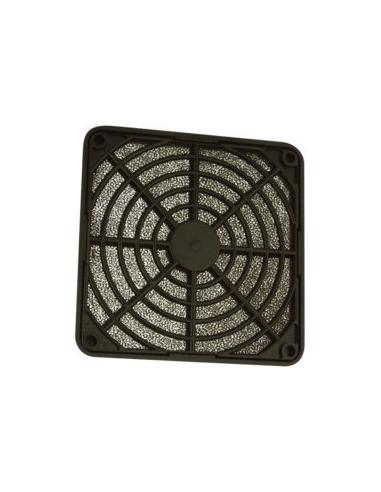 REJILLA PLASTICO CON FILTRO VENTILADOR 120x120mm