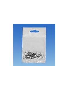 BOLSA 25 TORNILLO DIN84 M3x25mm + TUERCA FE CINC