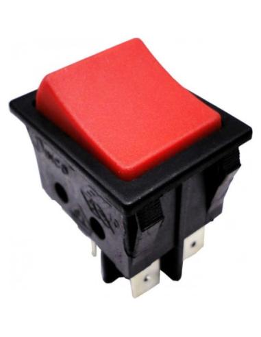 INTERRUPTOR BASCULANTE TECLA ROJA