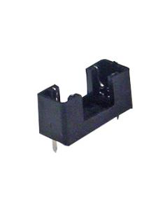 PORTAFUSIBLE PINZA C.I. 5x20 NEGRO