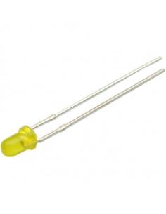 LED 3mm AMARILLO 1,9-2,2vdc 20mA