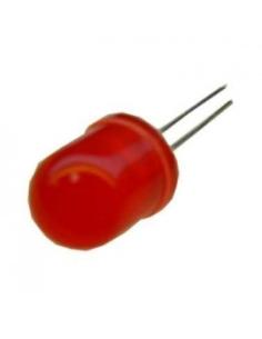 LED 10mm ROJO 2-2,4vdc 20mA