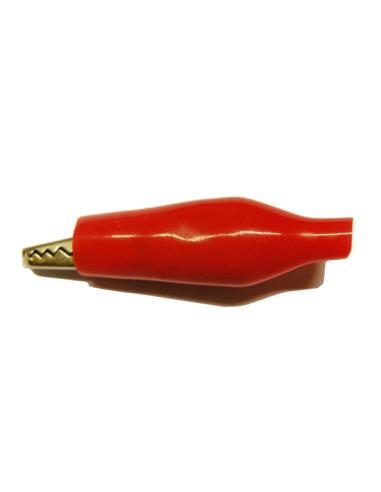 PETITE PINCE À CROCODILE ISOLÉE (31 mm) ROUGE