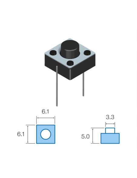 SW072 MIKRODRUCKKNOPF