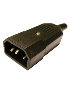 CONECTOR IEC320 C14 MACHO AEREO 250V 3A ECO