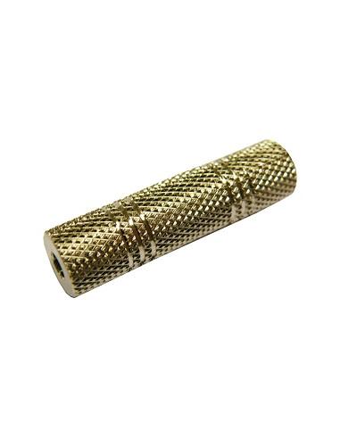 ADAPTADOR DE JACK DUPLO FÊMEA 3,5mm METÁLICO