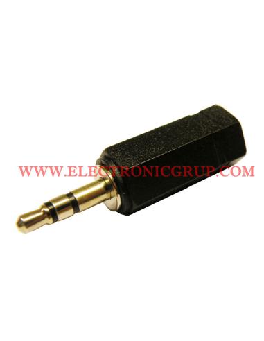 ADAPTADOR JACK 3,5mm ST MALE - 2,5mm ST FÊMEA
