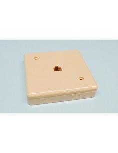 BASE TELEFONO SUPERFICIE RJ11 6P4C 85x85mm