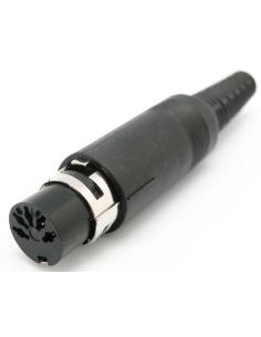 5P 180º ANTENNEN-FEMALE-DIN-STECKER