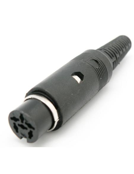 5P 240º CONNECTEUR DIN FEMELLE D’ANTENNE