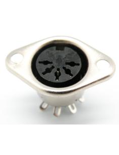 CONNECTOR DIN FEMELLA XASSÍS METAL·LICO 5P 180º