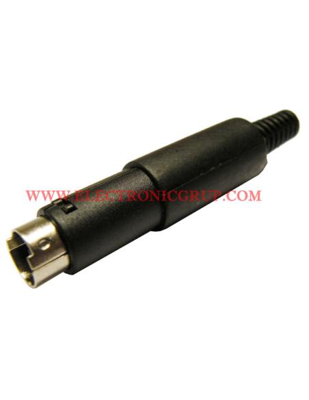 7P AERIAL MALE MINIDIN-STECKER