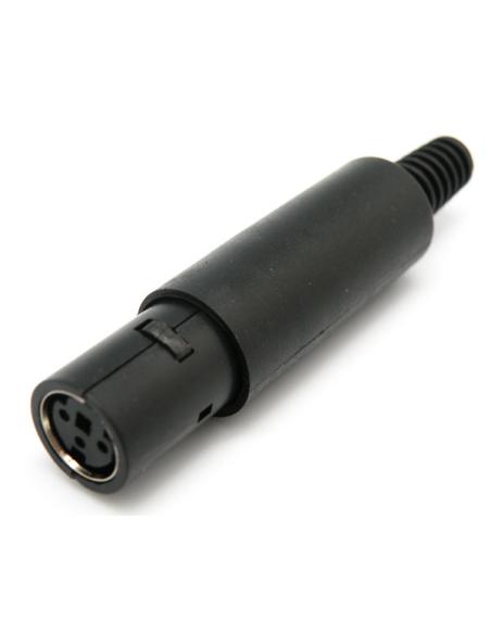 CONECTOR MINIDIN FÊMEA ANTENA 3P
