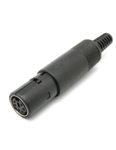 CONNECTEUR MINIDIN FEMELLE 6P